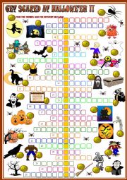 Get scared at Halloween !:crossword 2 with KEY