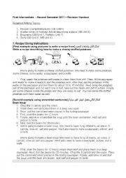 English Worksheet: English exercises 