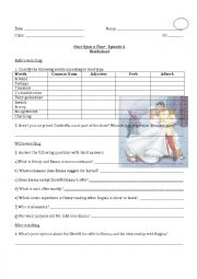 English Worksheet: Once Upon a time episode 3