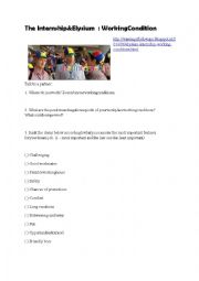 English Worksheet: Movie: The internship