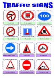 traffic rules and symbols 