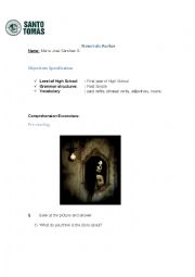 English Worksheet: Materials packet Bloody Mary Horror Story