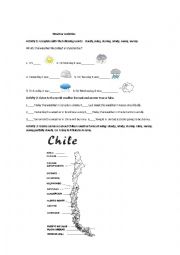 English Worksheet: weather exercise