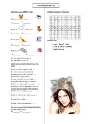 English Worksheet: Everything at once