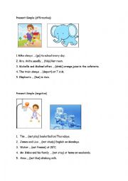 English Worksheet: Present simple worksheet