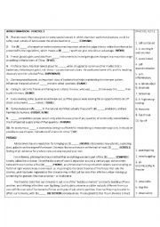 English Worksheet: 2 Advanced Word Formation Practice For Gifted Students 