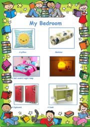 English Worksheet: My Bedroom