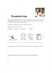 English Worksheet: The parent trap