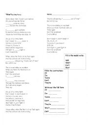 Rise by Katy Perry Worksheet