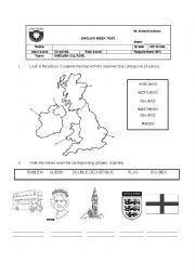 English Worksheet: British Culture test
