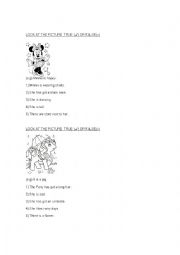 English Worksheet: reading comprehension 