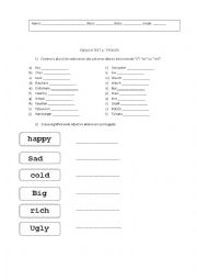 English Worksheet: Basic 1 test