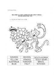 English Worksheet: olympic games. sounds