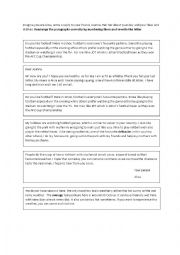 English Worksheet: Letter