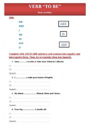 English Worksheet: Verb 