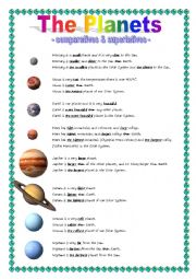 The Planets - comparative & superlative