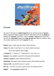 English Worksheet: Zootopia Battleships