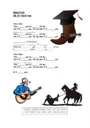 English Worksheet: Michel Tel - Oh, If I Catch You