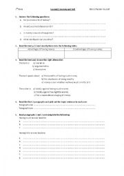 English Worksheet: LESSON 12 2ND FORM WORKSHEET