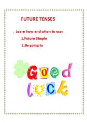 English Worksheet: Future Simple or Be going to