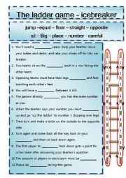 The Ladder Game - fun, high energy ice-breaker/ activity