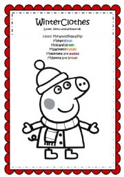 Peppa Pig Winter Clothes