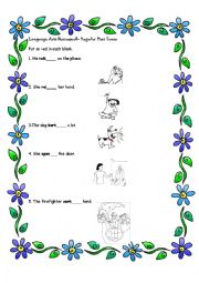 English Worksheet: Regular past tense verbs