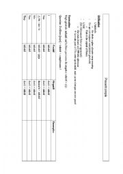 English Worksheet: Present tenses