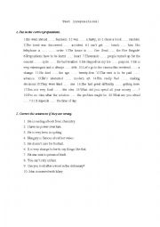 English Worksheet: Prepositions