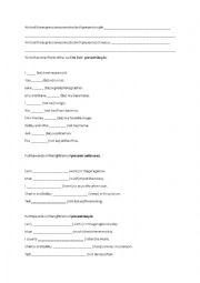 English Worksheet: Present simple, continuous worksheet
