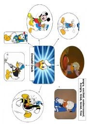 English Worksheet: Donald Duck Emotions