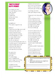 lyrics to katy perry hot and cold