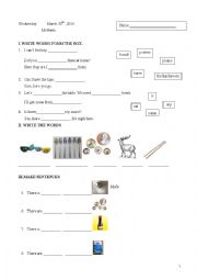 mid-term test superkids5