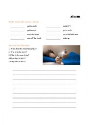 English Worksheet: ALARM / HD Short Animation