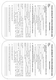 English Worksheet: past simple vs past continuous
