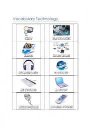 English Worksheet: Vocabulary Technology