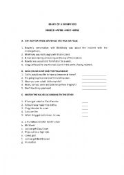 English Worksheet: Working with Wimpy KId
