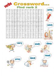 verb puzzle