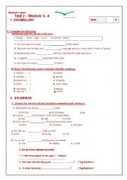 English Worksheet: QUIZ