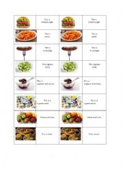 English Worksheet: Food Memory