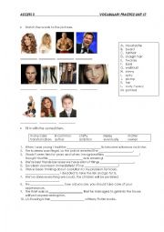 Decribing people - ESL worksheet by Teacheref