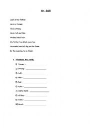 English Worksheet: Mr. Galili