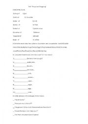 English Worksheet: test