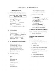 English Worksheet: My heart will go on - Celine Dion