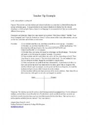 English Worksheet: First Middle Last Born