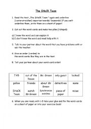 English Worksheet: Concept map for stories