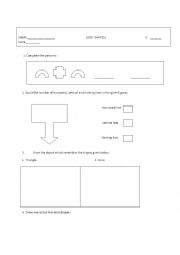 English Worksheet: Geo shapes