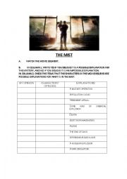 The Mist - Modal Movie Worksheet