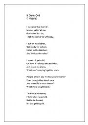 Poem on rules - ESL worksheet by Vierhuizen15