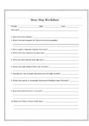 Story Map Worksheet | Reading Comprehension |